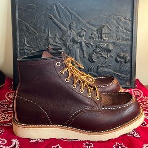Red Wing moc toe boots